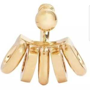 Chloé Gold Bnib Freja Molded Rings Single Stud Ear